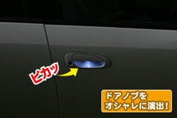 ドアノブLED照明 パーツセット