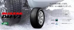ブリヂストン BLIZZAK DM-V2 255/60R18  112Q XL